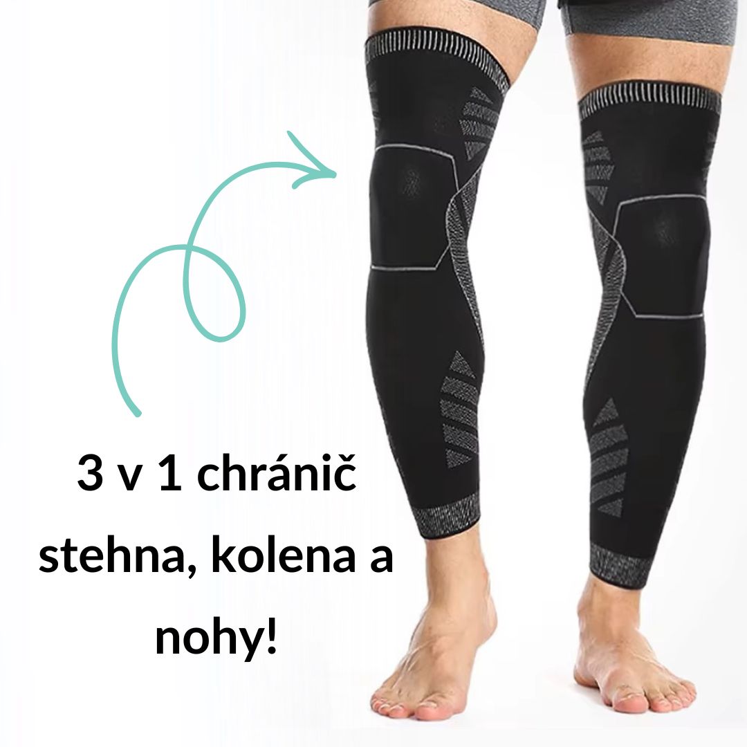 Kompresné Návleky Na Nohy – Na Bolesť Stehna, Kolena A Lýtka (1 Pár, 2 Kusy)