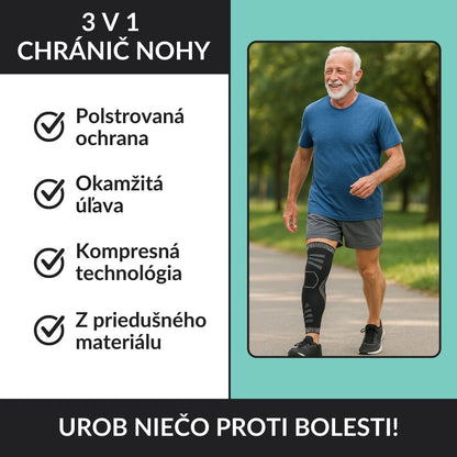 Kompresné Návleky Na Nohy – Na Bolesť Stehna, Kolena A Lýtka (1 Pár, 2 Kusy)
