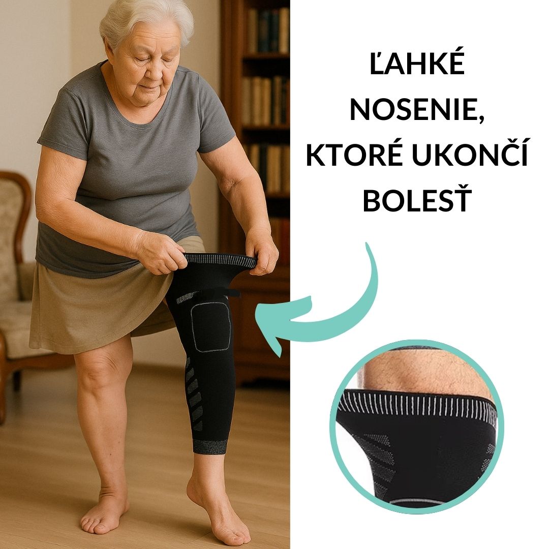 Kompresné Návleky Na Nohy – Na Bolesť Stehna, Kolena A Lýtka (1 Pár, 2 Kusy)