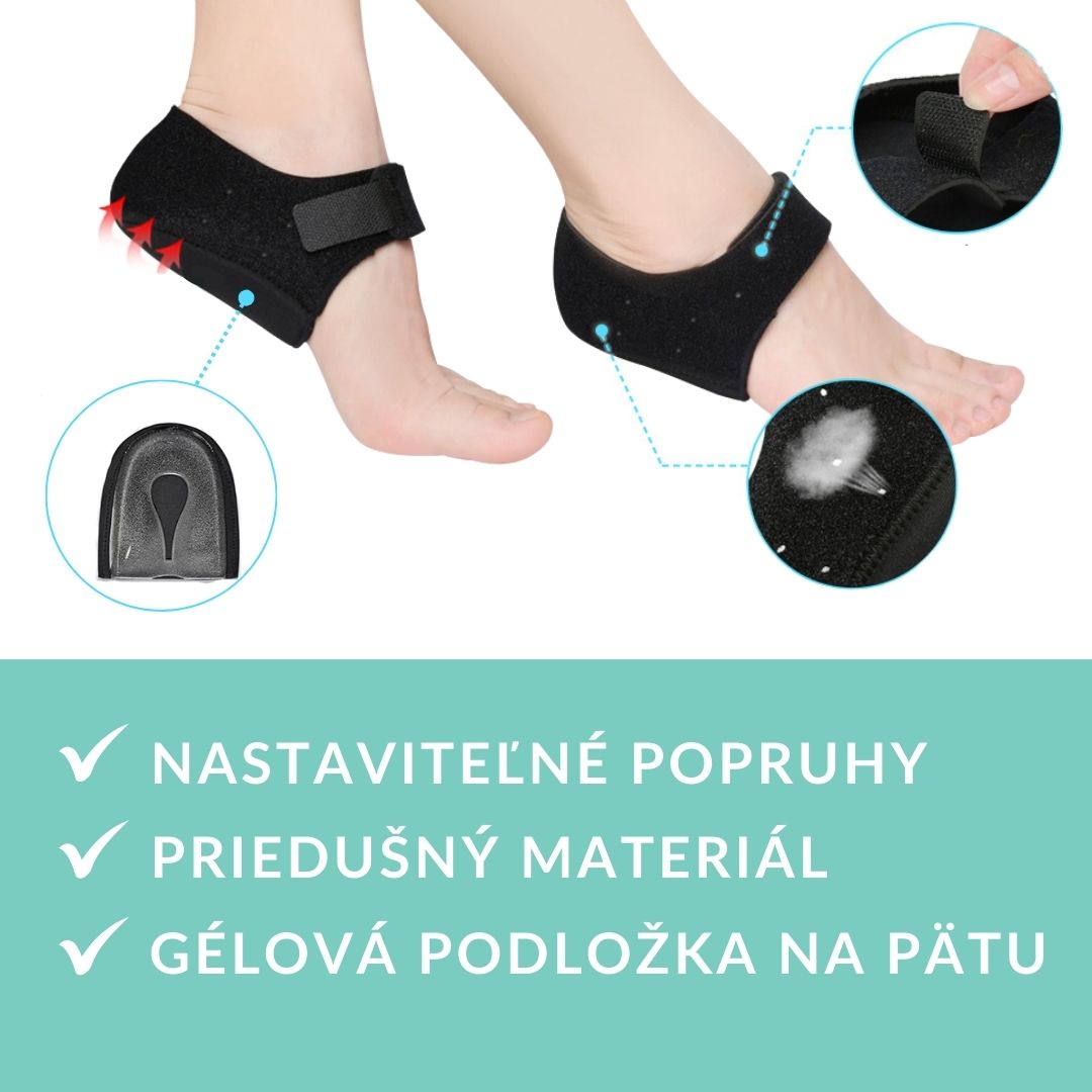 Chránič päty – Proti bolesti päty a chodidla – 2 kusy (1 pár)