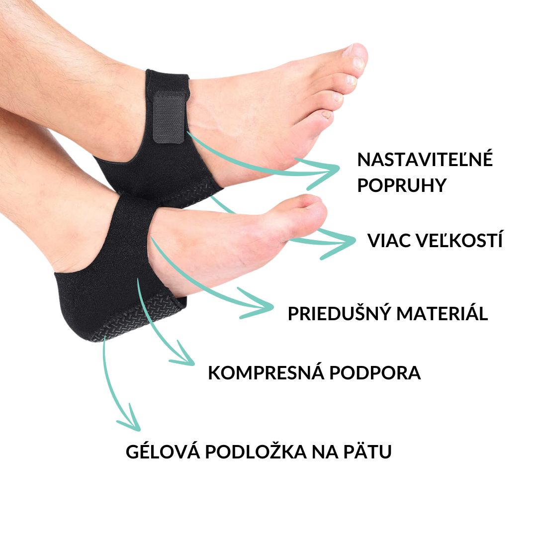 Chránič päty – Proti bolesti päty a chodidla – 2 kusy (1 pár)
