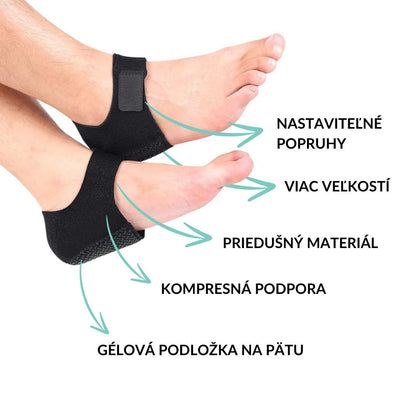 Chránič päty – Proti bolesti päty a chodidla – 2 kusy (1 pár)